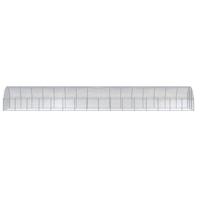 Galvanoitu kanojen ulkohäkki Olandina 3x16x2 m (teräs)