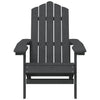 Adirondack puutarhatuolit 2 kpl HDPE antrasiitti