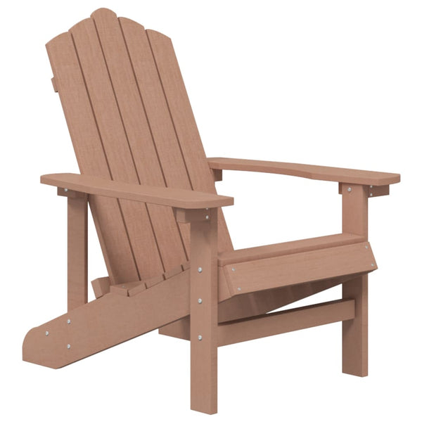 Adirondack puutarhatuolit 2 kpl HDPE ruskea