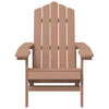 Adirondack puutarhatuolit 2 kpl HDPE ruskea