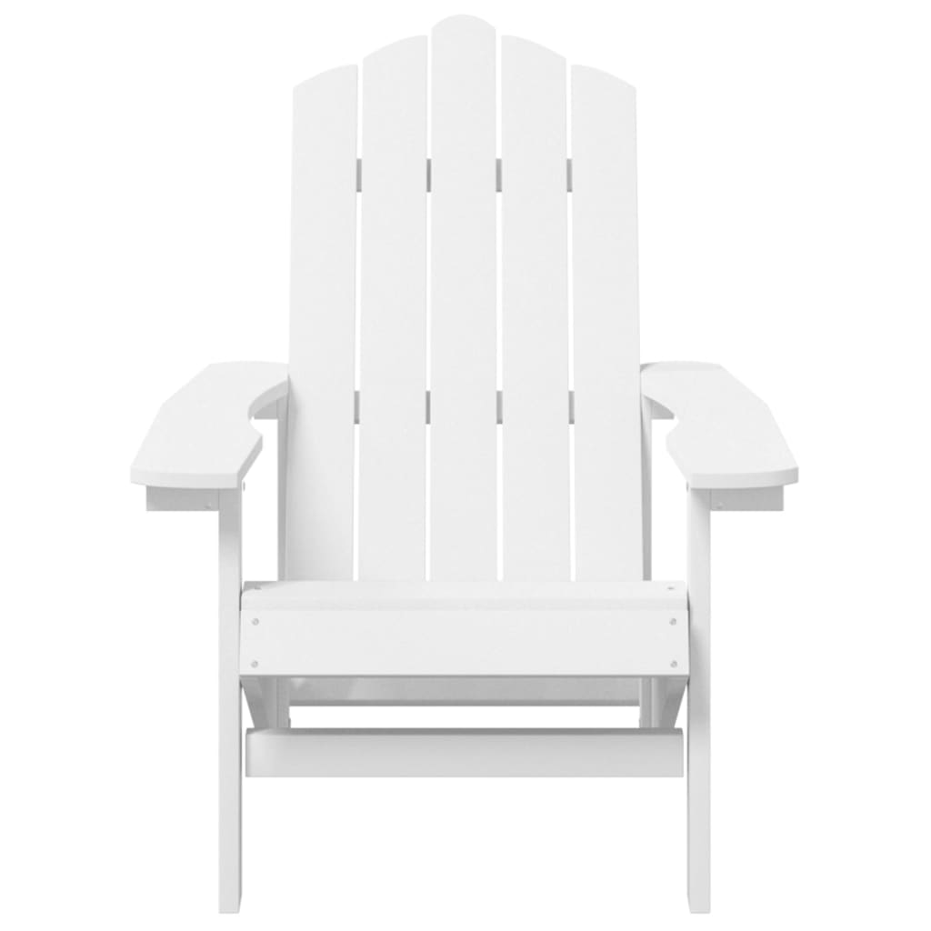 Adirondack puutarhatuolit pöydällä HDPE valkoinen
