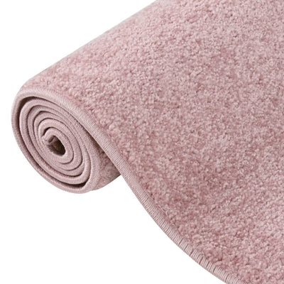 Lyhytnukkainen matto 80x150 cm pinkki