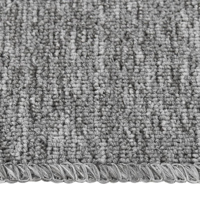 Liukumattomat porrasmatot 15 kpl 75x20 cm harmaa suorakaide