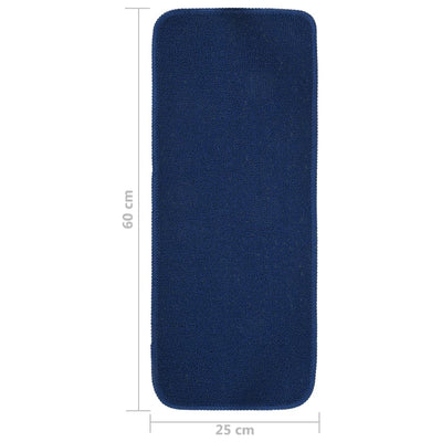 Liukumattomat porrasmatot 15 kpl 60x25 cm sininen suorakaide