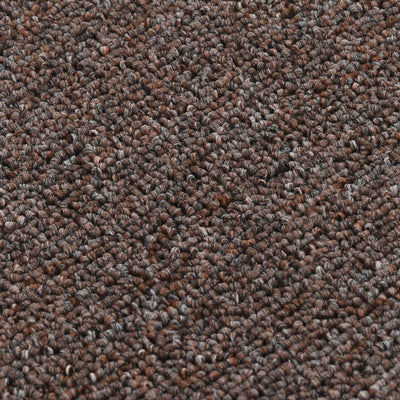 Liukumattomat porrasmatot 15 kpl 60x25 cm ruskea suorakaide