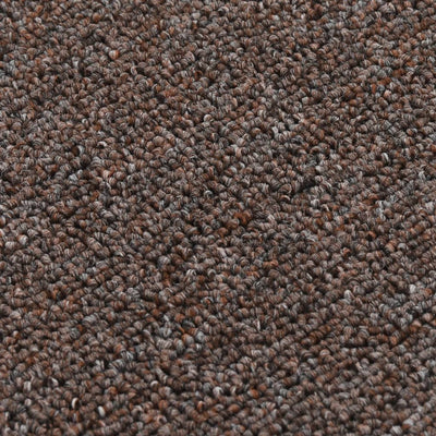 Liukumattomat porrasmatot 15 kpl 75x20 cm ruskea suorakaide