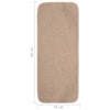 Liukumattomat porrasmatot 15 kpl 60x25 cm beige suorakaide