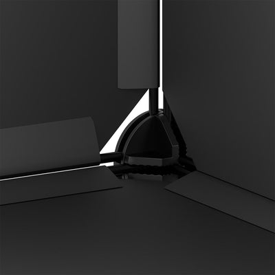 Musta säilytyslokero Aria 9 kuutiolla (pp)