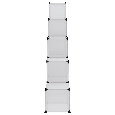 Läpinäkyvä säilytyslokero Aria 15 kuutiolla ja ovilla (pp)