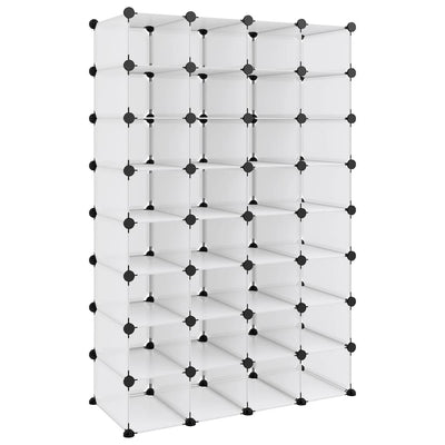 Kenkäteline läpinäkyvä 93x36,5x140 cm PP