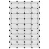 Kenkäteline läpinäkyvä 93x36,5x140 cm PP
