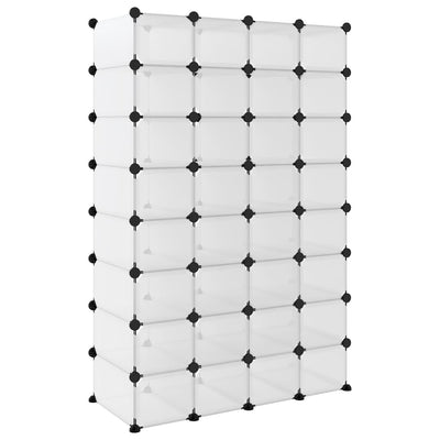Kenkäteline läpinäkyvä 93x36,5x140 cm PP