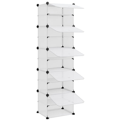 Kenkäteline läpinäkyvä 44x31,5x153,5 cm PP