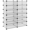 Kenkäteline läpinäkyvä 94,5x36,5x106 cm PP