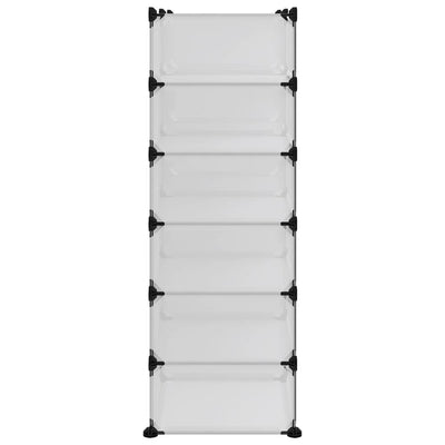Kenkäteline läpinäkyvä 94,5x36,5x106 cm PP