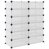 Kenkäteline läpinäkyvä 94,5x36,5x106 cm PP