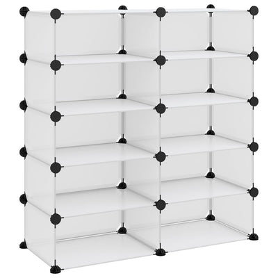 Kenkäteline läpinäkyvä 84x32x88,5 cm PP