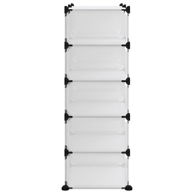 Kenkäteline läpinäkyvä 84x32x88,5 cm PP