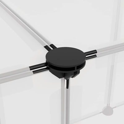 Läpinäkyvä pieneläinhäkki Gebrie 143x107x93cm (pp ja teräs)