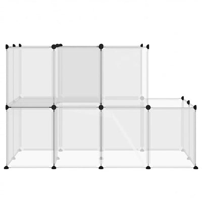 Läpinäkyvä pieneläinhäkki Mictat 142x74x93cm (pp ja teräs)