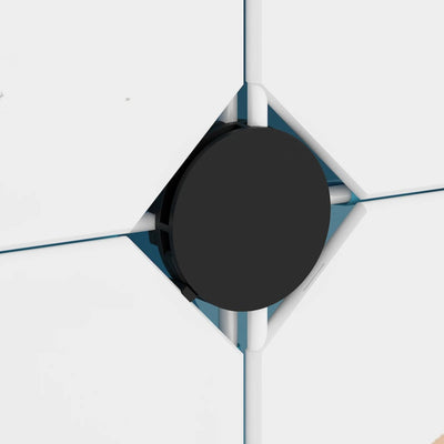 Sininen säilytyskaappi lapsille Coneliu 12 kuutiolla (pp)