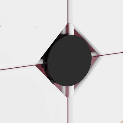 Pinkki säilytyskaappi lapsille Coneliu 12 kuutiolla (pp)