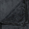 Huopa musta 200x240 cm polyesteri