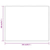 Huopa musta 200x240 cm polyesteri