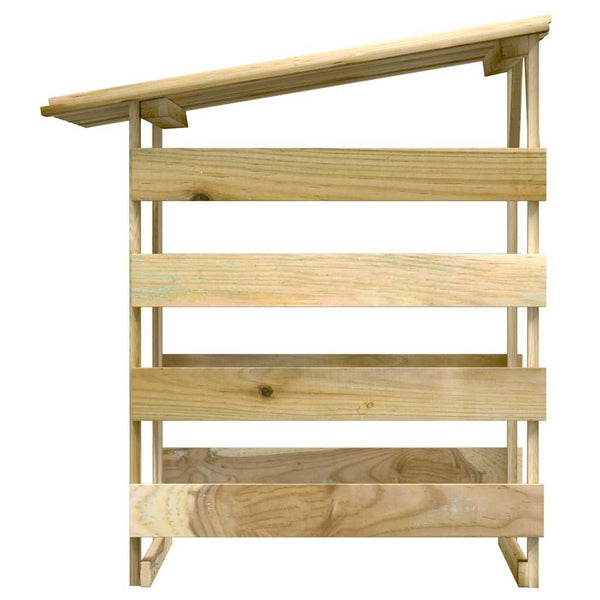 Pergolat katoilla 3 kpl 100x90x100 cm kyllästetty mänty