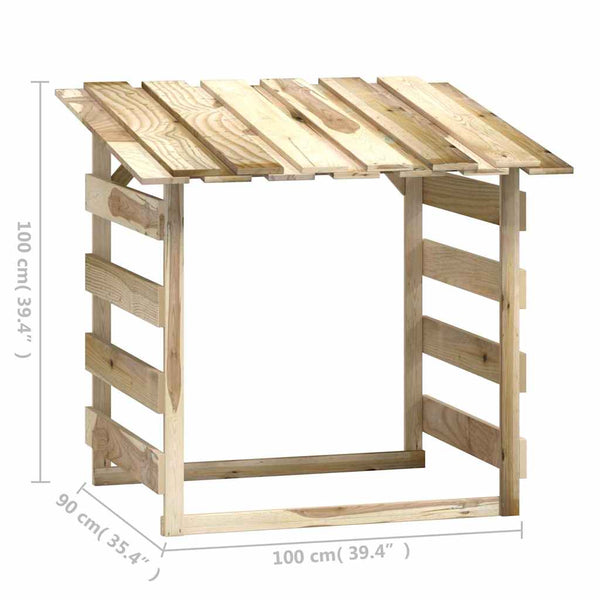 Pergolat katoilla 4 kpl 100x90x100 cm kyllästetty mänty