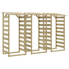 Pergolat katoilla 3 kpl 100x90x200 cm kyllästetty mänty