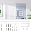 Valkoinen liukuoven asennussarja Curghel 200cm (teräs)