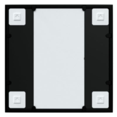 Musta seinäpeili Puggioli 40x40cm (metalli)