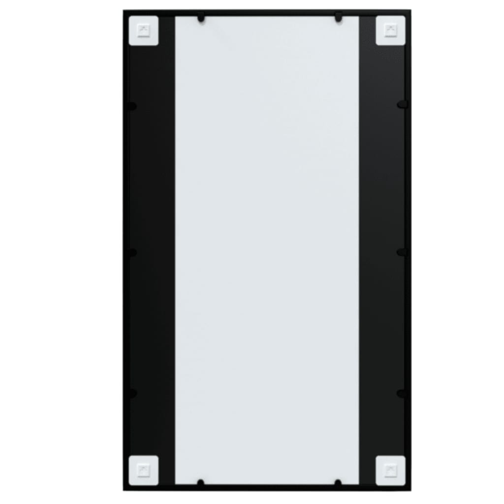 Puggioli mustat seinäpeilit 100x60cm (3 kpl metalli)