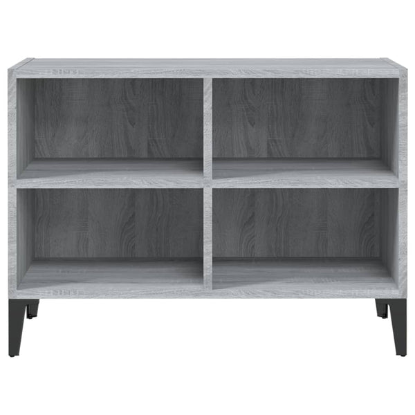 TV-taso metallijaloilla harmaa Sonoma 69,5x30x50 cm
