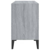 TV-taso metallijaloilla harmaa Sonoma 69,5x30x50 cm
