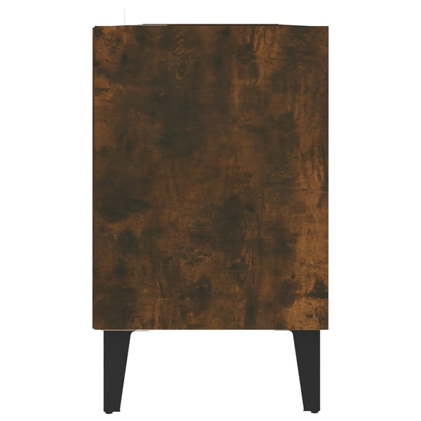 TV-taso metallijalat savutammi 103,5x30x50 cm