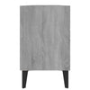 TV-taso metallijaloilla harmaa Sonoma 103,5x30x50 cm