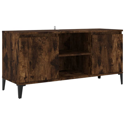 TV-taso metallijaloilla savutammi 103,5x35x50 cm