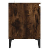 TV-taso metallijaloilla savutammi 103,5x35x50 cm