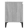 TV-taso metallijaloilla harmaa Sonoma 103,5x35x50 cm
