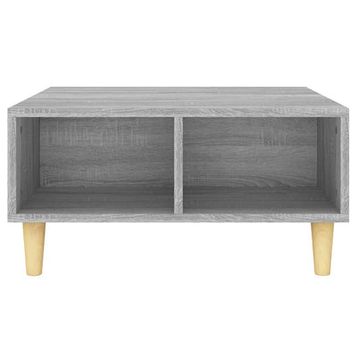 Sohvapöytä harmaa Sonoma 60x60x30 cm lastulevy