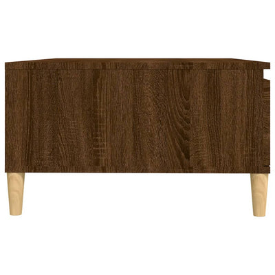 Sohvapöytä ruskea tammi 90x60x35 cm tekninen puu