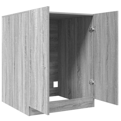 Harmaa pesukonekaappi Artuzina 71x71,5x91,5cm