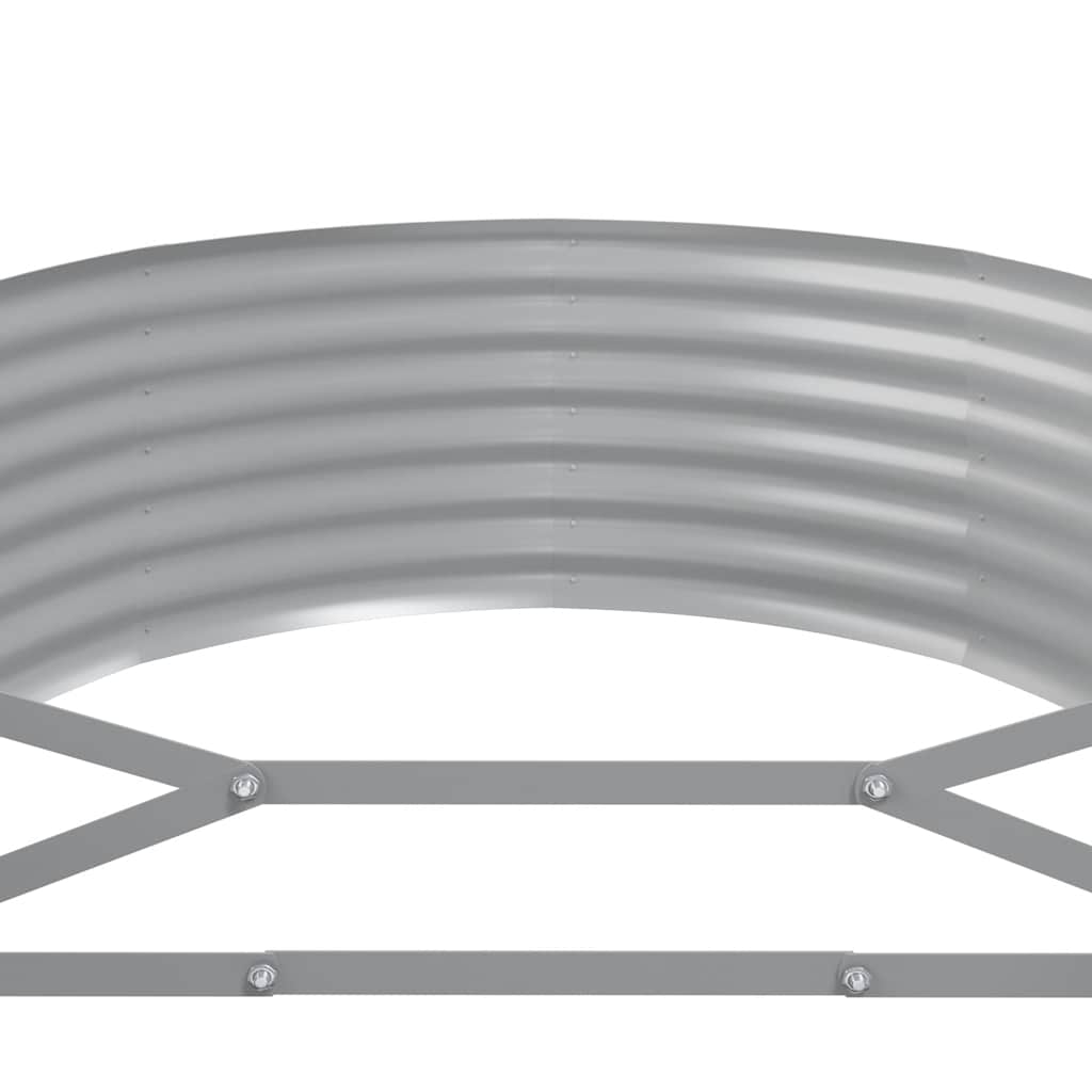Antrasiitti korotettu kukkalaatikko Tudorenu 507x100x36cm (jauhemaalattu teräs)