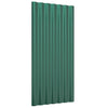 Vihreä kattopaneeli Lorina 80x36cm (12 kpl jauhemaalattu teräs)