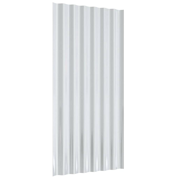 Kattopaneeli 36 kpl galvanoitu teräs antrasiitti 80x36 cm