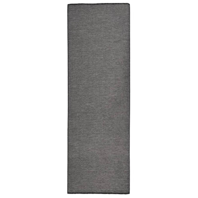 Ulkomatto Flatweave 80x250 cm harmaa
