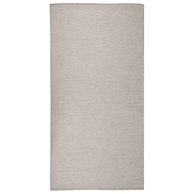 Ulkomatto Flatweave 100x200 cm harmaanruskea