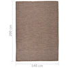 Ruskea ulkomatto flatweave Viland 140x200cm